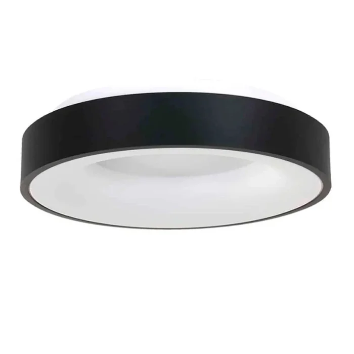 Plafon LED Redondo Philadelphia 24W 45 cm Negro en Negro - Lámparas colgantes, Uruguay | Serlux