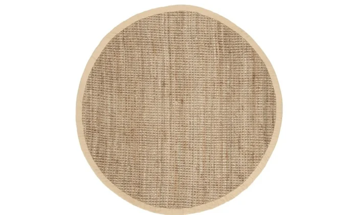 Alfombra Redonda YUTE 2.00 m en Beige - Alfombras, Uruguay | Finkel