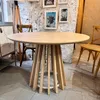 Mesa de Comedor Pipa Redonda 110cm - Crudo - Mesas de comedor, Uruguay | Berna home, vista 7 de 8