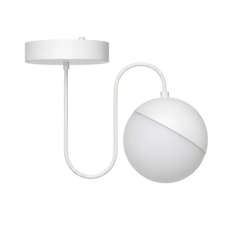 Colgante LED Bola Magnético G2 6W 2700K Blanco en Negro - Lámparas colgantes, Uruguay | Serlux