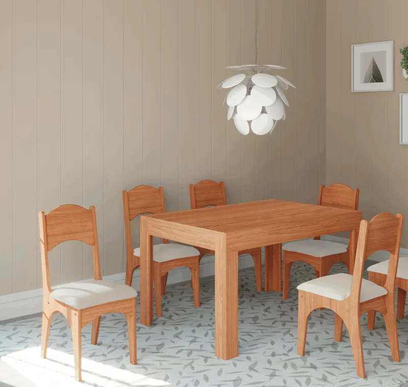 Mesa de Comedor Oxal en Madera natural - Mesas de comedor, Uruguay | Casa Brava