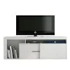Rack Tv Living Hasta Led 43 Estantes 1 Puerta Blanco Lugano en Blanco - Dormitorio, Uruguay | Soy Hogar, vista 2