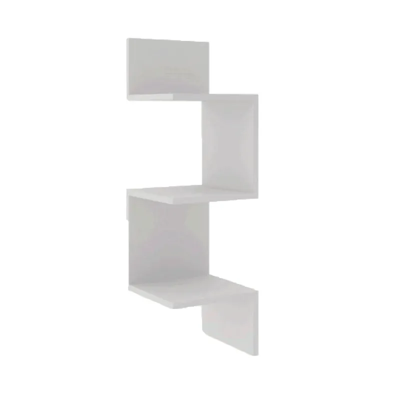 Biblioteca Estanterías Linea Retro aereo Esquinero Blanco Am3079 en Blanco - Bibliotecas, Uruguay | Soy Hogar