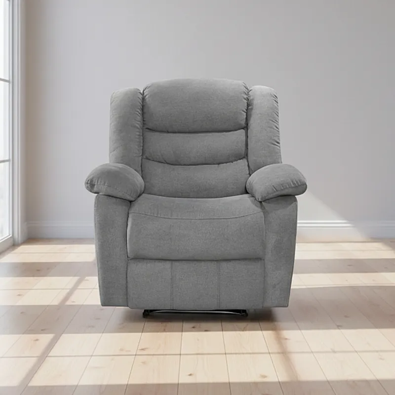 Recliner Eléctrico Tela Gris Marsella Ii en Gris - Sillones y sofás, Uruguay | Divino
