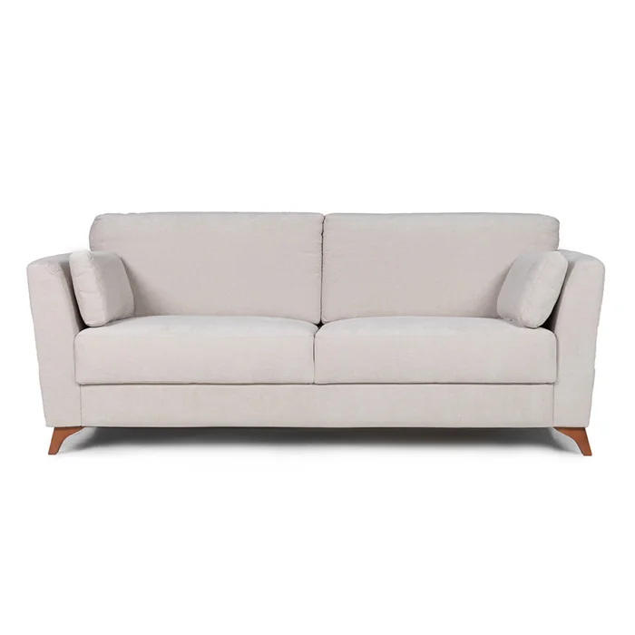 Sofá Capri - Tela Microfibra - 3 cuerpos - Kruger 02-152 (Beige) en Beige, Uruguay | NYR, vista 2