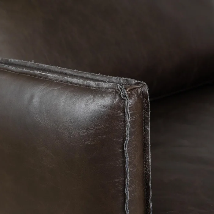 Sillón Cuero-100-natural Negro Romeo en Negro - Sillones y sofás, Uruguay | Divino, vista 6