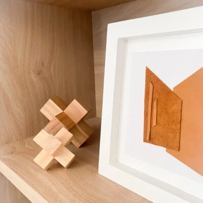Figura geométrica en madera maciza – 3 cm (9cm) - Decoración, Uruguay | Dreams On Time, vista 3