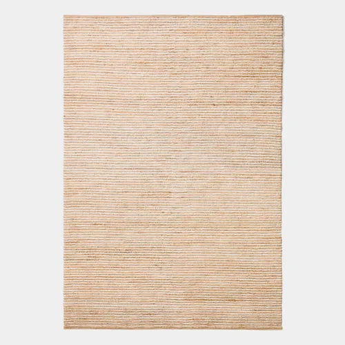 Alfombra Derule de yute y lana beige 200 x 300 cmv en Beige - Textiles, Uruguay | Kavehome