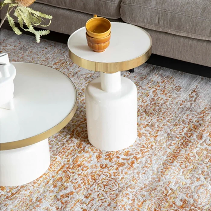 Mesa auxiliar GLAM Blanco en Blanco - Mesas de comedor, Uruguay | Viasono, vista 2