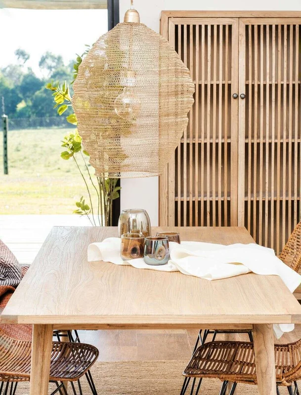 MESA COMEDOR NORDICA - OLMO NATURAL - 1.80 X 0.90 MTS en Madera natural - Mesas de comedor, Uruguay | La Iberica, vista 35