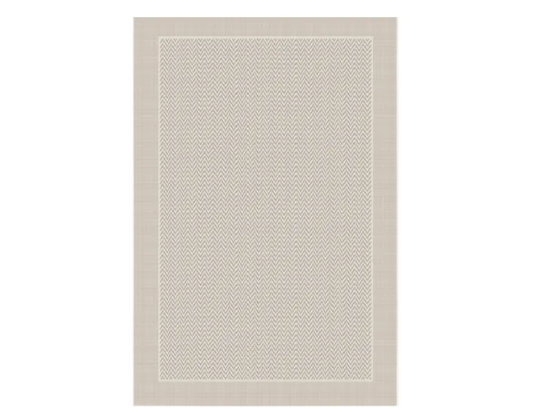 Alfombra INDY borde beige en Alfombra INDY borde beige - Textiles, Uruguay | Finkel