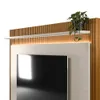 Rack con Panel Guararapes 215cm con kit Led MDF/MDP en Off-white - Muebles para TV, Uruguay | Balton, vista 5 de 12