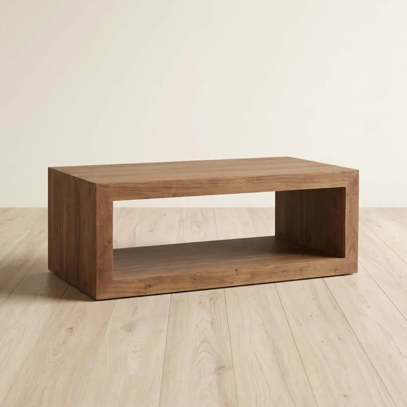 Mesa Ratona Madera Natural-beige Campo Natural en Madera natural - Mesas de living, Uruguay | Divino