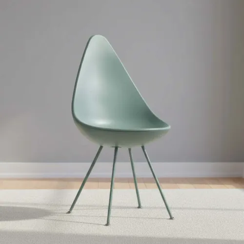 Silla De Comedor Pp-y-metal Verde Drop en Verde - Sillas, Uruguay | Divino