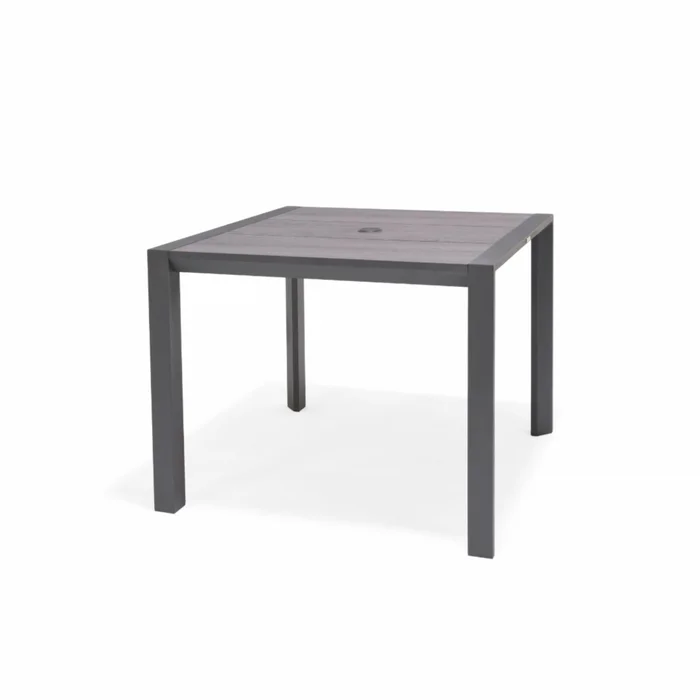 Mesa de Jardín - 90x90 cm - Urbanite - Gris en Gris - Muebles para el exterior, Uruguay | Rústico Hogar