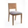 Silla De Comedor Madera-y-tela Natural-beige Teca en Beige - Sillas, Uruguay | Divino, vista 2 de 4