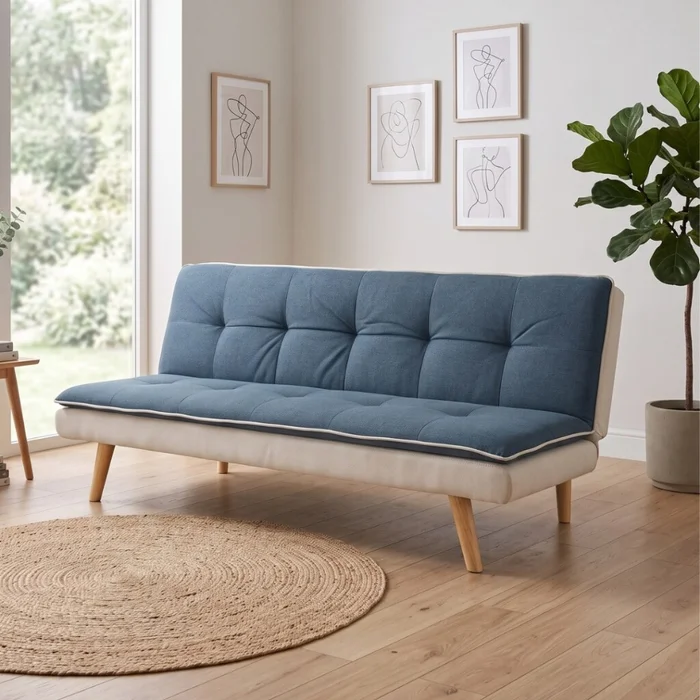 Sillon cama Ciro - Azul en Azul - Sillones y sofás, Uruguay | Rústico Hogar