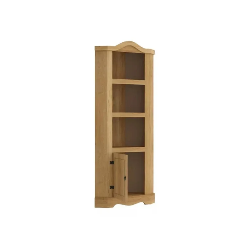 Esquinero Biblioteca - Línea Monterrey - Natural en Madera natural - Bibliotecas, Uruguay | Ecowood, vista 3