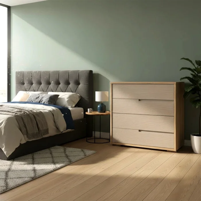 Cómoda 4 cajones - Nordik - Text Frizz - Cómodas, Uruguay | Ecowood, vista 2