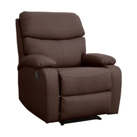 Sillón Reclinable 1 Cuerpo Marrón en Marrón - Sillones y sofás, Uruguay | La Cueva Muebles, vista 5