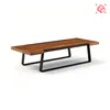 Mesa Ratona Madera-y-metal Marron York Castaño en Marrón - Mesas de living, Uruguay | Divino, vista 3 de 3