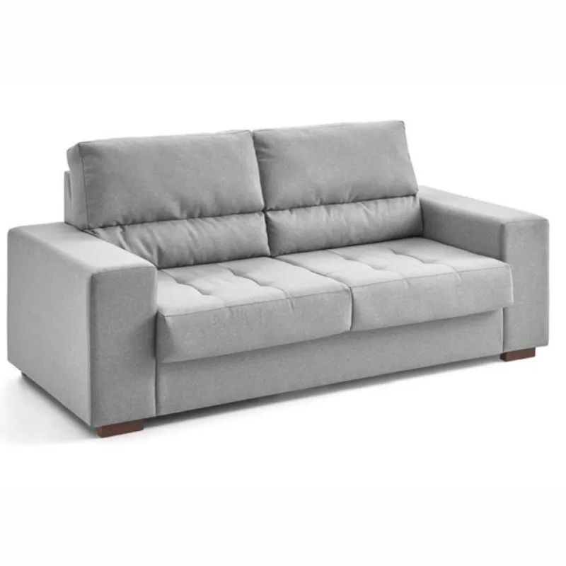SOFA 2 CUERPOS - TELA GRIS CLARO en Gris - Sillones y sofás, Uruguay | Champagne Home