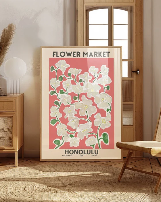 Flower Market - Honolulu - Láminas, Uruguay | La Cuadrería, vista 2