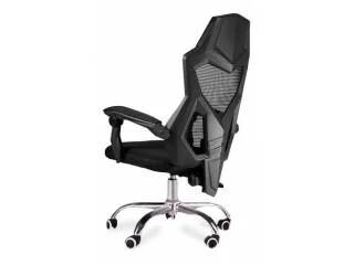 Silla de escritorio base cromada SD-884 negra - Escritorios y sillas de escritorio, Uruguay | Que Sal Muebleria, vista 3