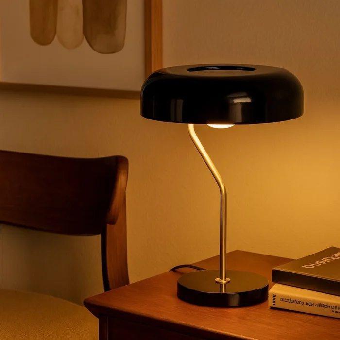 Luminaria de mesa ECLIPSE Negro en Negro - Lámparas de mesa, Uruguay | Viasono, vista 2
