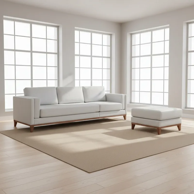 Sillón Con Chaise Más De 4 Cuerpos Tela-premium Gris Easy Clean Luxor Premium Gris Cla en Gris - Sillones y sofás, Uruguay | Divino