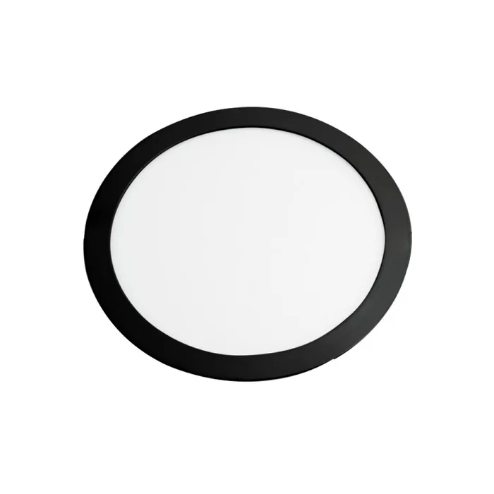Panel LED Redondo de Empotrar 18w Luz Cálida en Negro - Lámparas colgantes, Uruguay | Serlux
