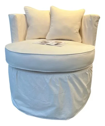 Butaca Ozark Genova 1 Cuerpo Tela Diseño Moderno A Elección A Eleccion en Blanco - Sillones y sofás, Uruguay | Ozark Home, vista 2