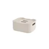 CESTO C/TAPA PLASTICO FIT 18.5x15x8CM LIGHT GRAY en Gris - Canastos, Uruguay | Decohogar, vista 1 de 2