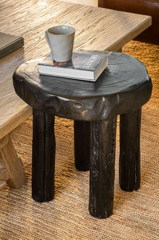 MESA AUXILIAR IRREGULAR NEGRA - 40 CMS en Negro - Mesas de living, Uruguay | La Iberica, vista 5
