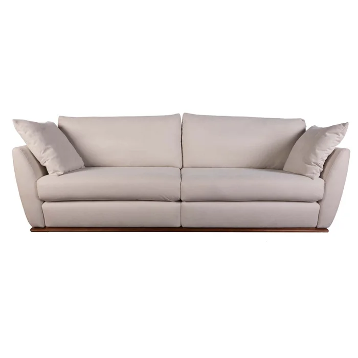 Sofá 4 Cuerpos Tela Natural-beige Milano Natural en Madera natural - Sillones y sofás, Uruguay | Divino, vista 2