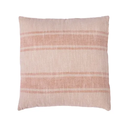 Almohadon Algodon Natural-beige Rayas Dobles Beige Marron en Beige - Textiles, Uruguay | Divino
