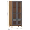 Cristalero 2 Puertas+ 1 Cajón Barcelona - Aparadores y recibidores, Uruguay | Aihaus, vista 3 de 3