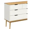 Cómoda 4 Cajones - Línea Praga - Roble/Blanco - Cómodas, Uruguay | Ecowood, vista 7 de 7