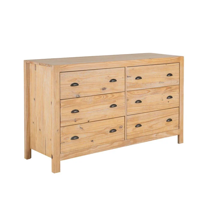 Cómoda Cajonera Madera Natural-beige Montauk en Madera natural - Cómodas, Uruguay | Divino, vista 3
