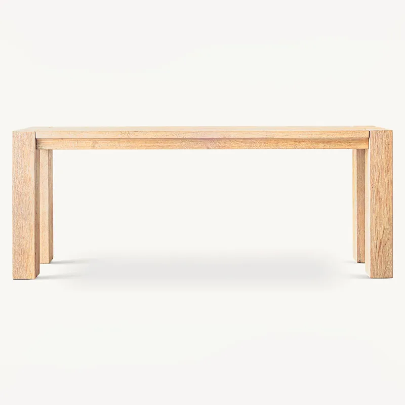 MESA DE COMEDOR AFTER GLOW Marrón Medium en Madera natural - Mesas de comedor, Uruguay | Viasono