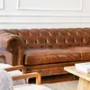 SILLON CHESTERFIELD - CUERO ITALIANO - XL en Marrón - Sillones y sofás, Uruguay | La Iberica, vista 12 de 41