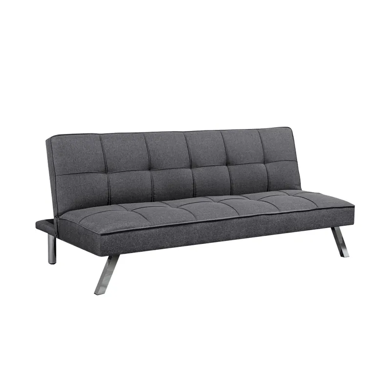 Sofa Cama Volcable Tela Con Patas Metal Metalicas - Sillones y sofás, Uruguay | Soy Hogar