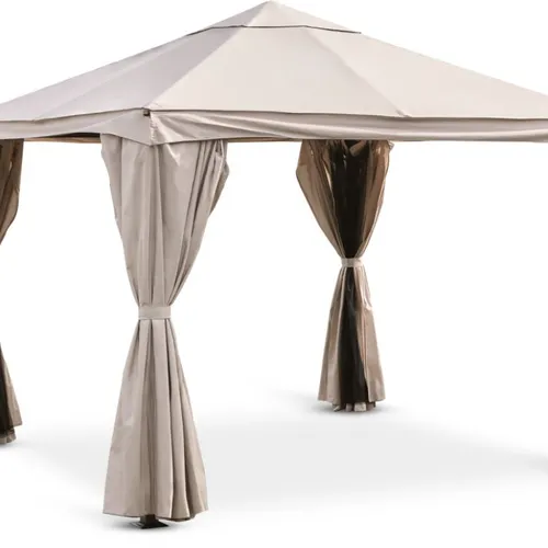 Gazebo NORDMARKA 3x3x2,78 m beige en Beige - Muebles para el exterior, Uruguay | JYSK