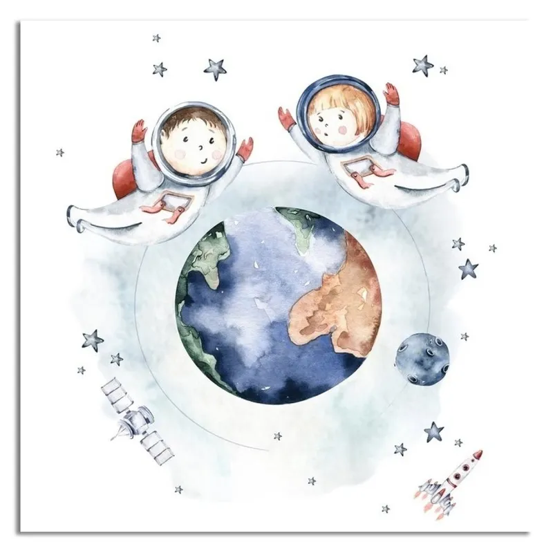 CUADRO CANVAS 30x30cm INFANTIL 2 - Decoración de pared, Uruguay | Decohogar