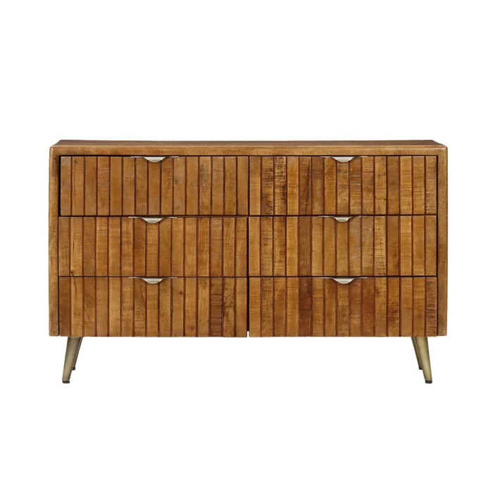 Cómoda 125cm Madera Marron Renee en Madera natural - Cómodas, Uruguay | Divino, vista 5