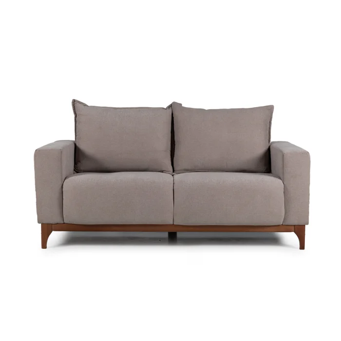 Sofá Oregon - Tela Microfibra - 2 cuerpos - FX4-11 (Tostado) en Beige - Sillones y sofás, Uruguay | NYR, vista 2