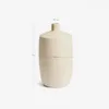 Jarrón Mireni de papel maché beige Ø 39 cm en Blanco - Jarrones, Uruguay | Kavehome, vista 9 de 9