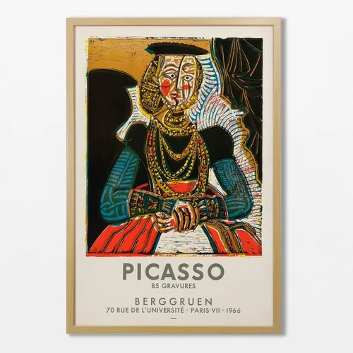 Picasso - Buste de femme en Multicolor - Láminas, Uruguay | La Cuadrería