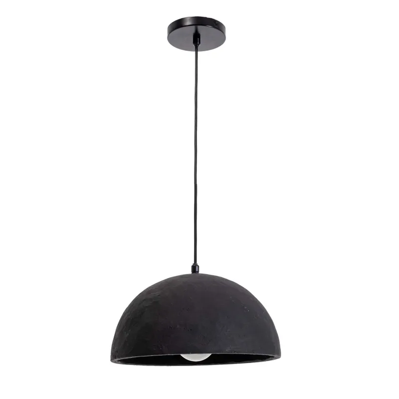 Lampara De Techo Papel Negro H37b en Negro - Lámparas colgantes, Uruguay | Divino