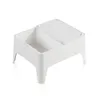 Mesa De Jardín Auxiliar Modelo Alaska Color Blanco - Muebles para el exterior, Uruguay | Castro, vista 2 de 3